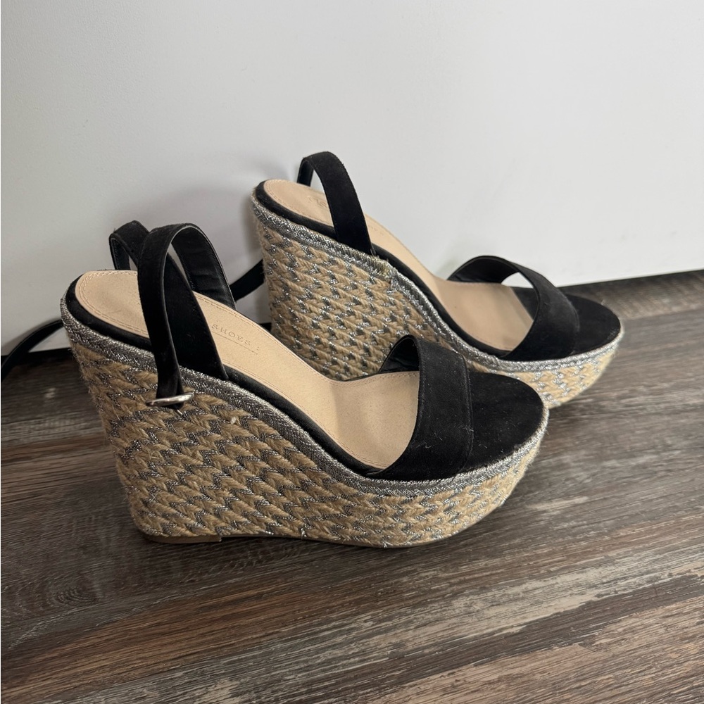 ASOS Silver wedge heels